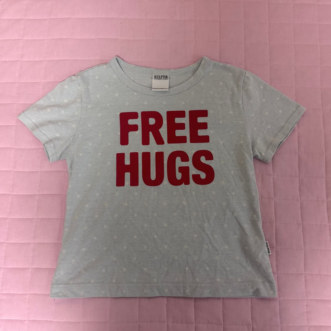 스컬프터 free hugs tee 베이비 블루 상품이미지4