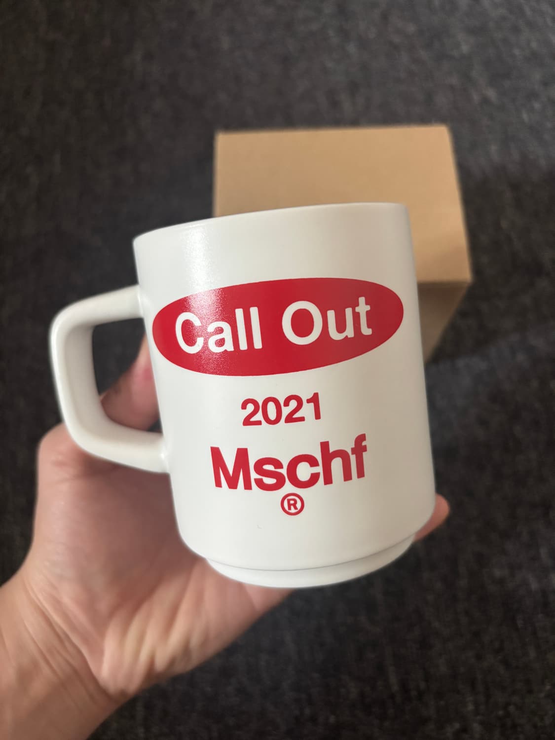 ⭐️한정판/희귀템⭐️ 미스치프 콜아웃 머그컵 2021 mschf 상품이미지1