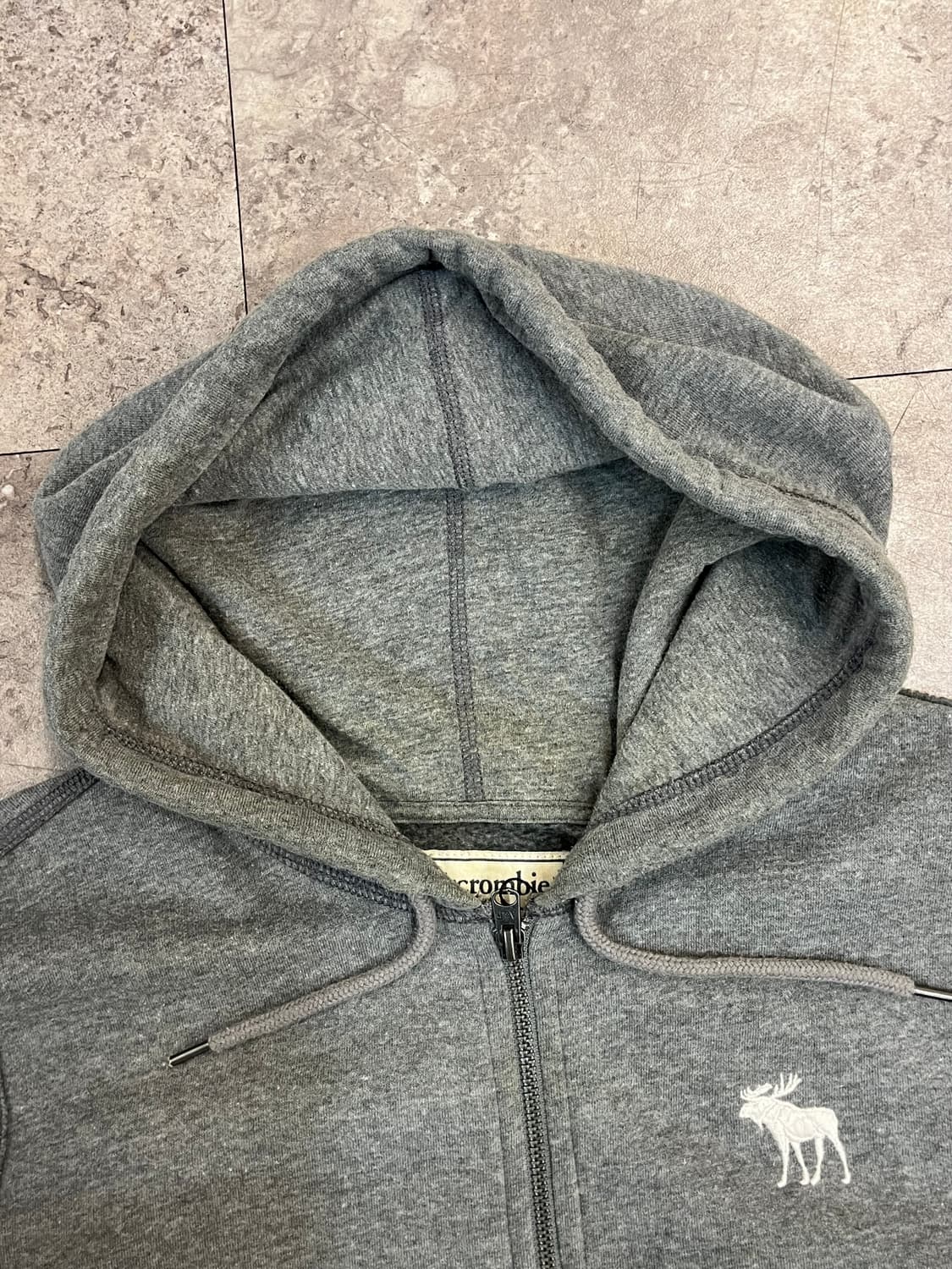 아베크롬비 후드집업 그레이 M #csz2487 상품이미지5