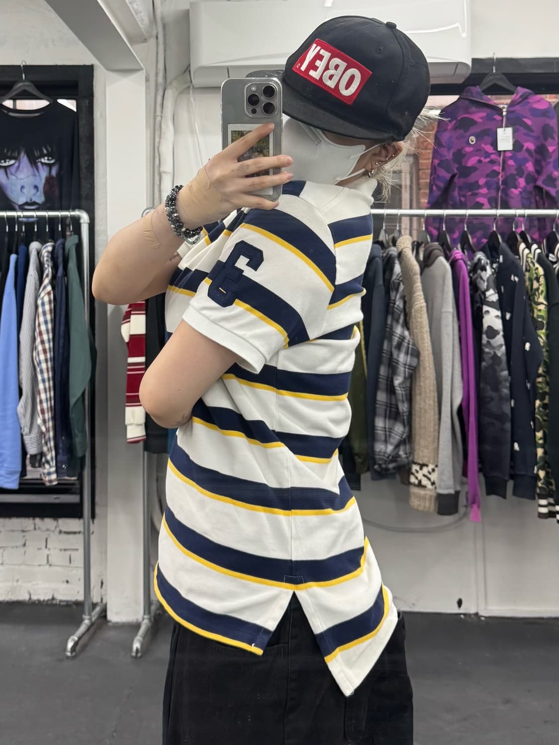 폴로 랄프로렌 스트라이프 빅포니 티셔츠 상품이미지5