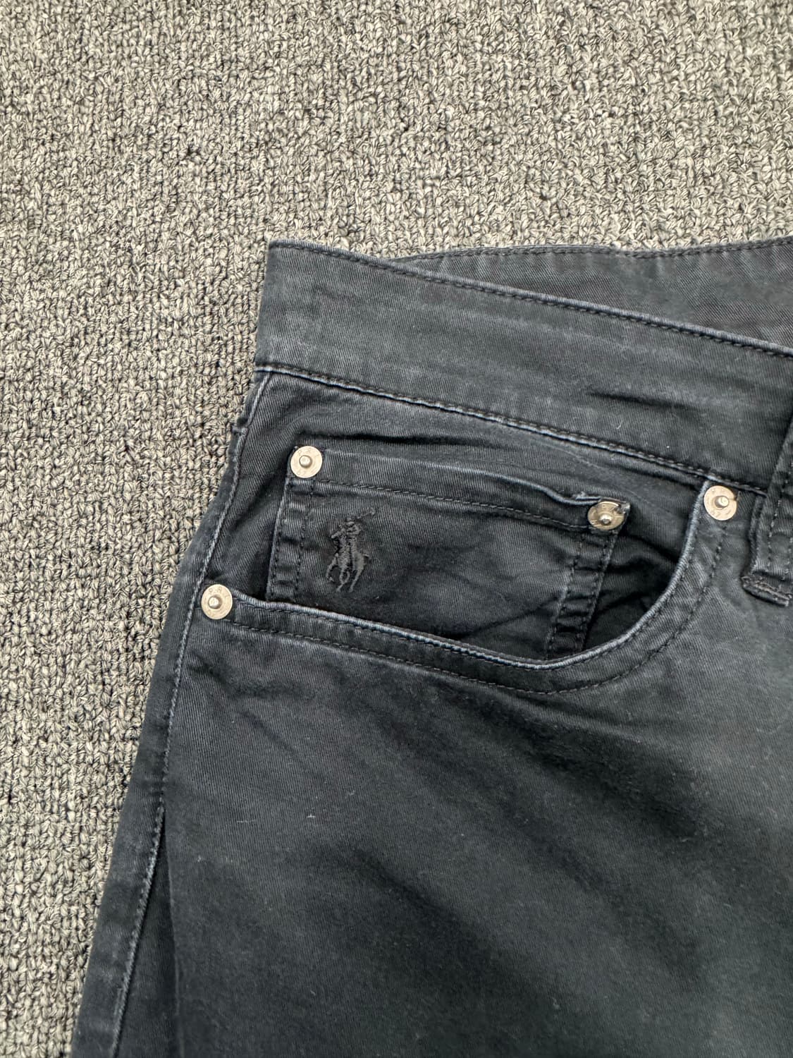 34)폴로 빈티지 네이비 코튼 팬츠 상품이미지4