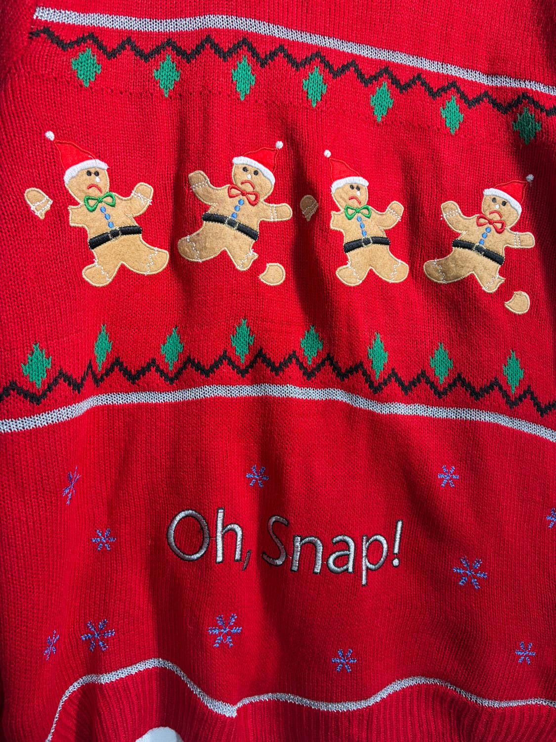 U.S.A. 크리스마스 어글리니트 쿠키 2XL~ 상품이미지4