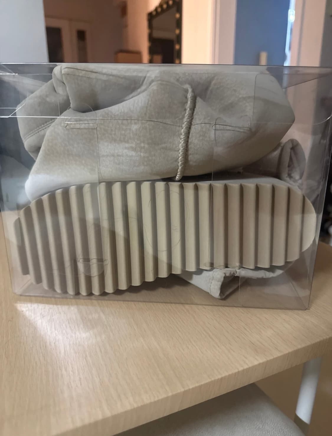 YELLOSHOES LONG BOOTS (M SIZE) 베이지 상품이미지4