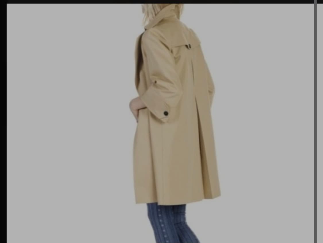 [Sandro] 산드로 베이지 더블 버튼 트렌치코트 (사이즈 36) 상품이미지1