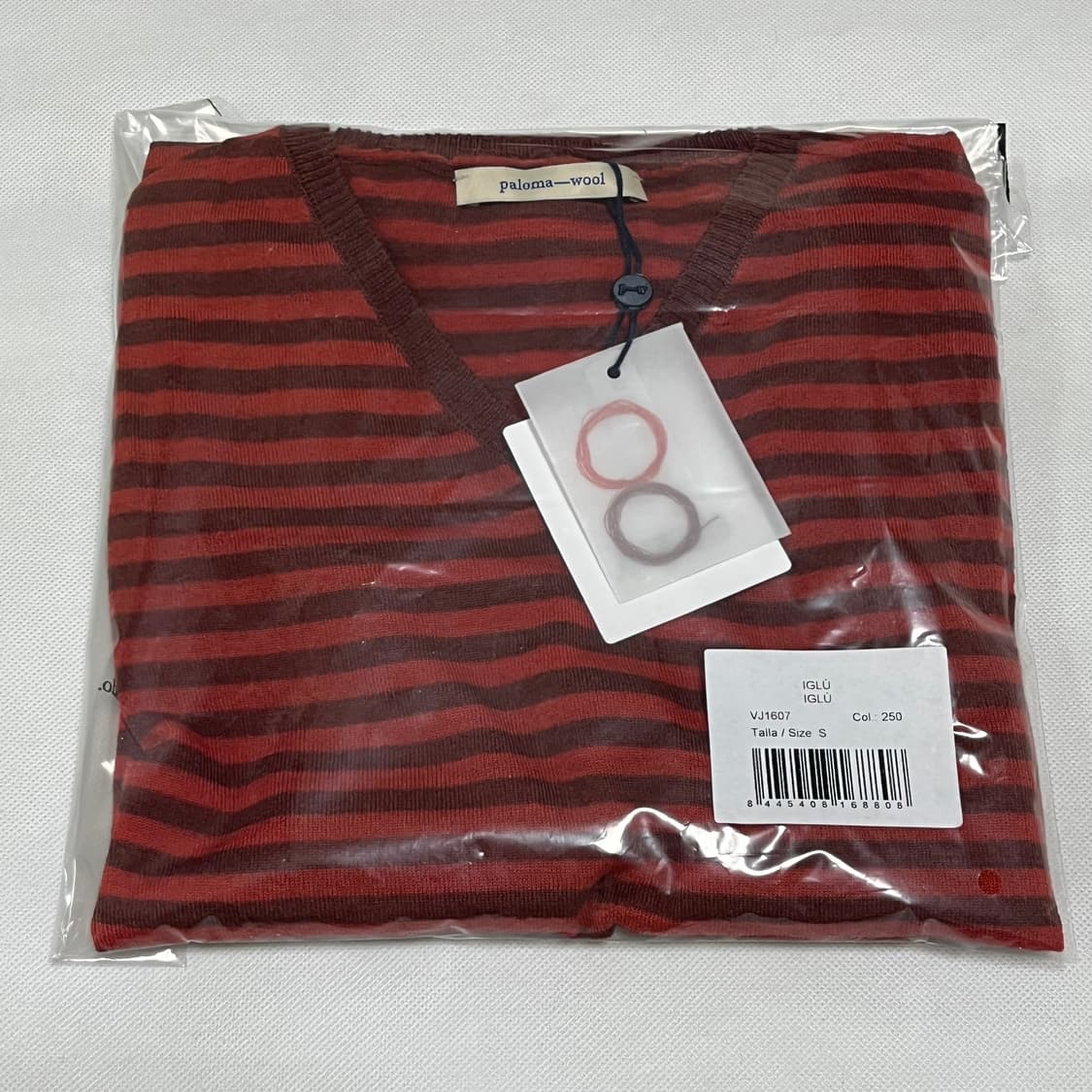 [S]팔로마울 Iglú 스트라이프 니트/레드 상품이미지5