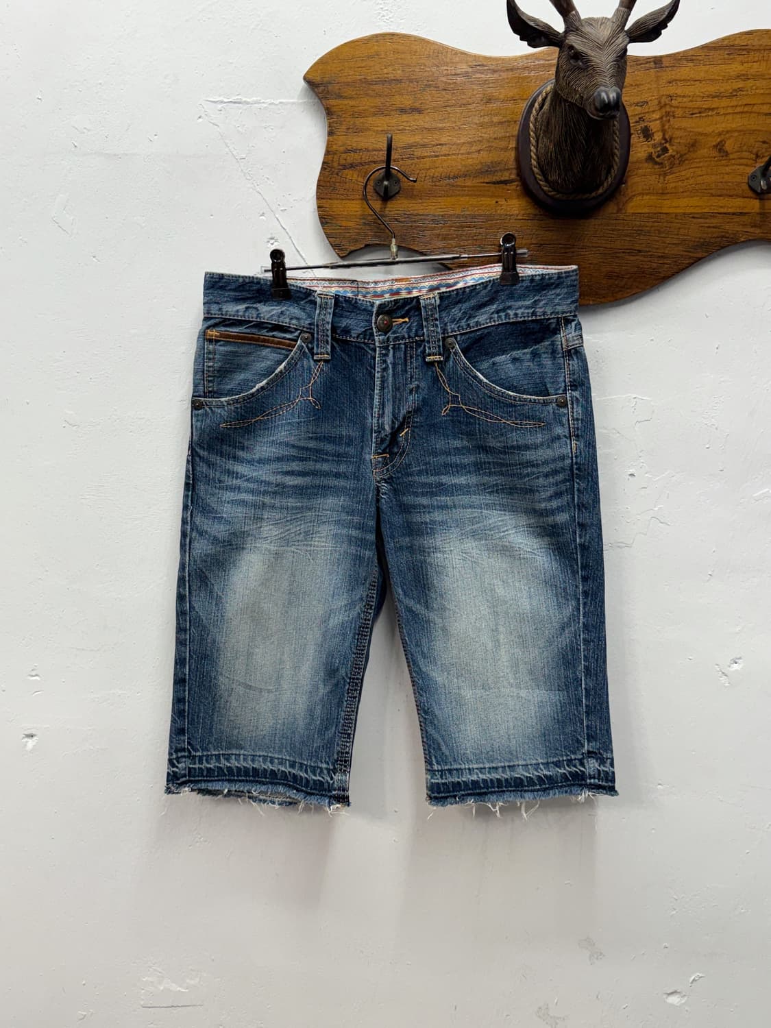 EDWIN Western Native Denim Shorts 상품이미지4