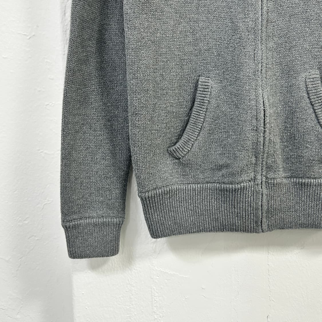 폴로 빅포니 그레이 니트집업 상품이미지3