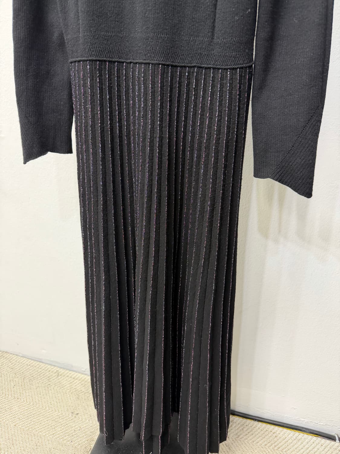 정품) TIME 타임 한섬 니트 원피스 90 F 상품이미지5