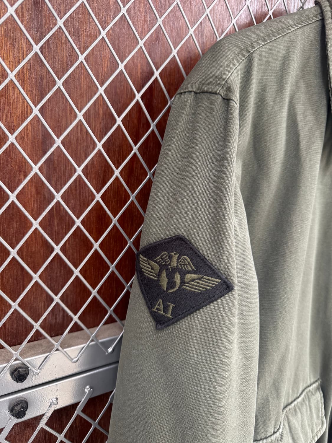 알파인더스트리 A1 봄버 자켓 항공점퍼 카키 M 상품이미지2