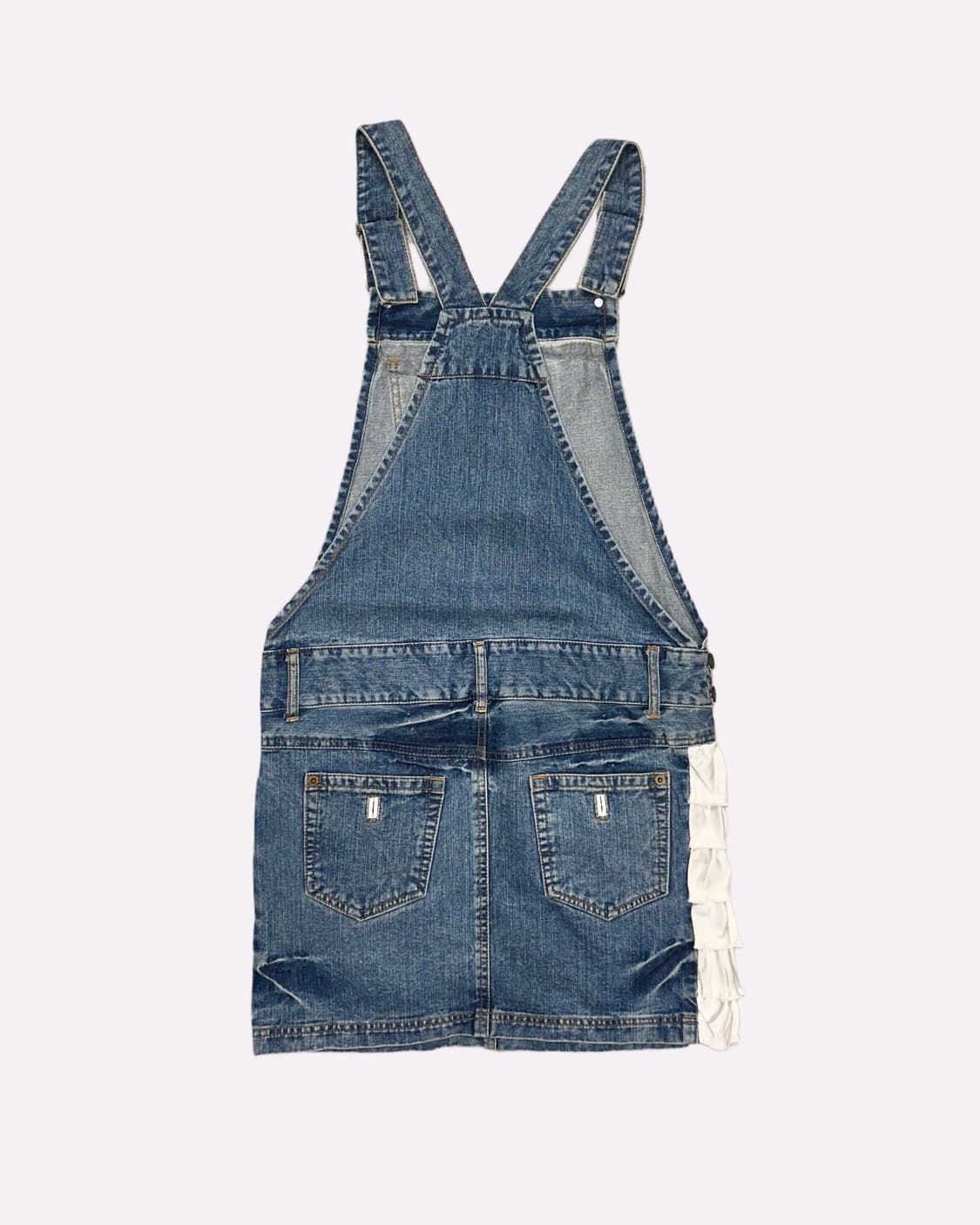 frill detail denim overall 상품이미지4