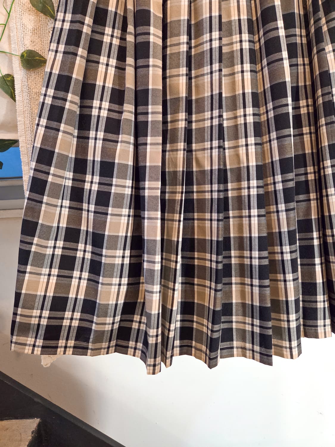 sm2 체크 롱스커트 상품이미지3