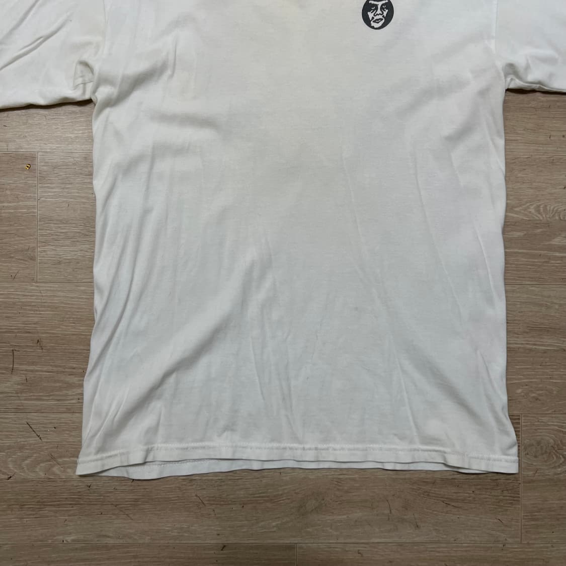 오베이 오리지널 빅로고 프린팅 반팔 티셔츠 [화이트] M/95 상품이미지3