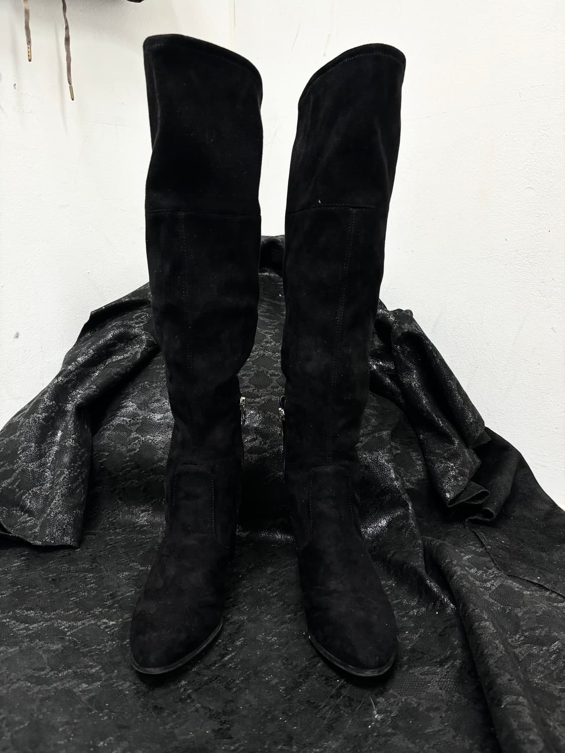 “Vintage” Y2K Mood Black Long Boots 상품이미지4