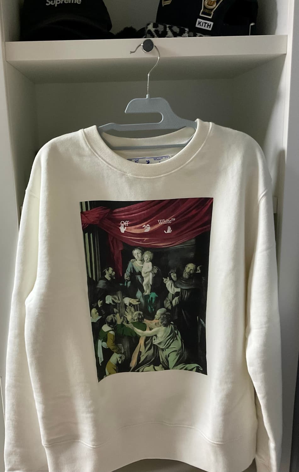 오프화이트 카라바조 맨투맨 상품이미지1