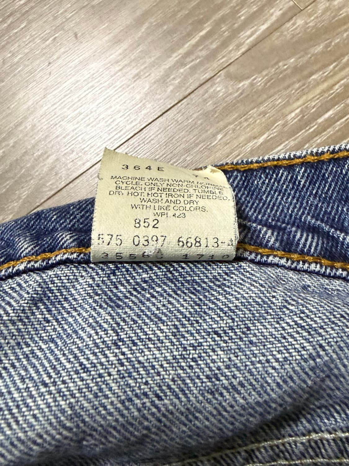 90s usa made 리바이스 565 쇼츠 오렌지탭 36 상품이미지5