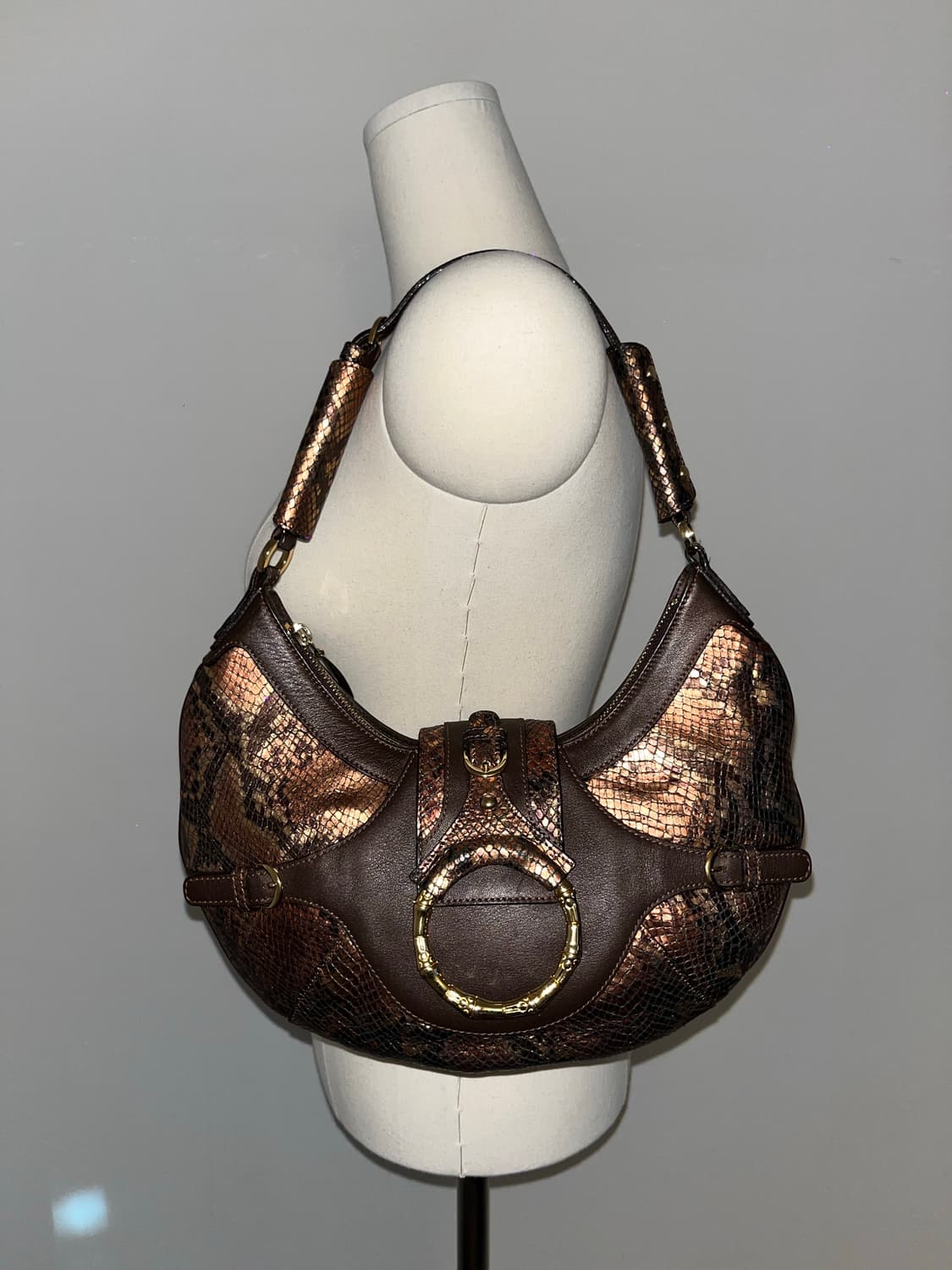 Japanese vintage leather shoulder bag 상품이미지3