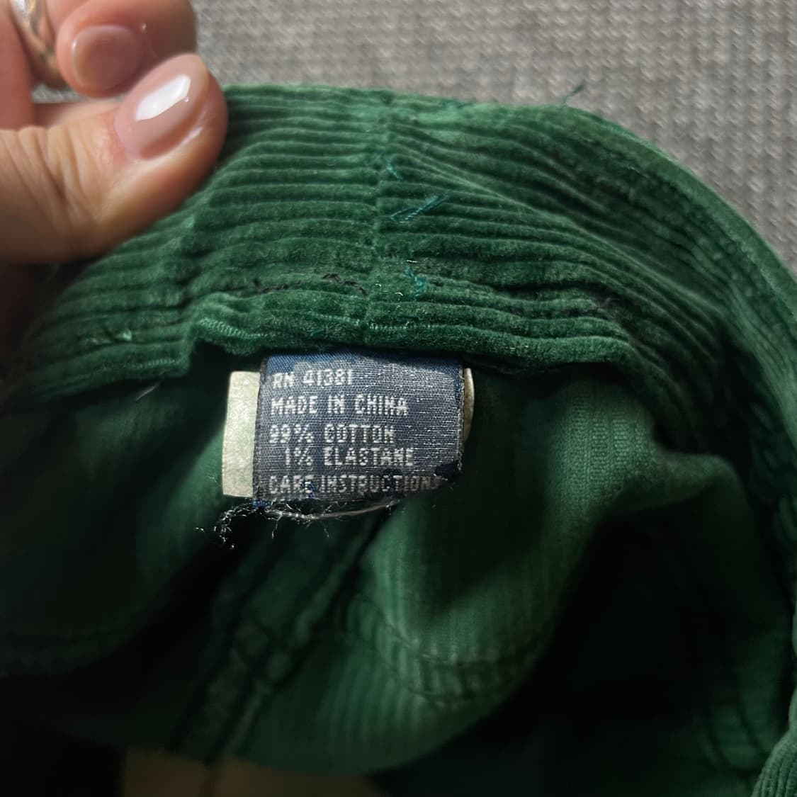 (32) 폴로랄프로렌 그린 코듀로이 팬츠 상품이미지3