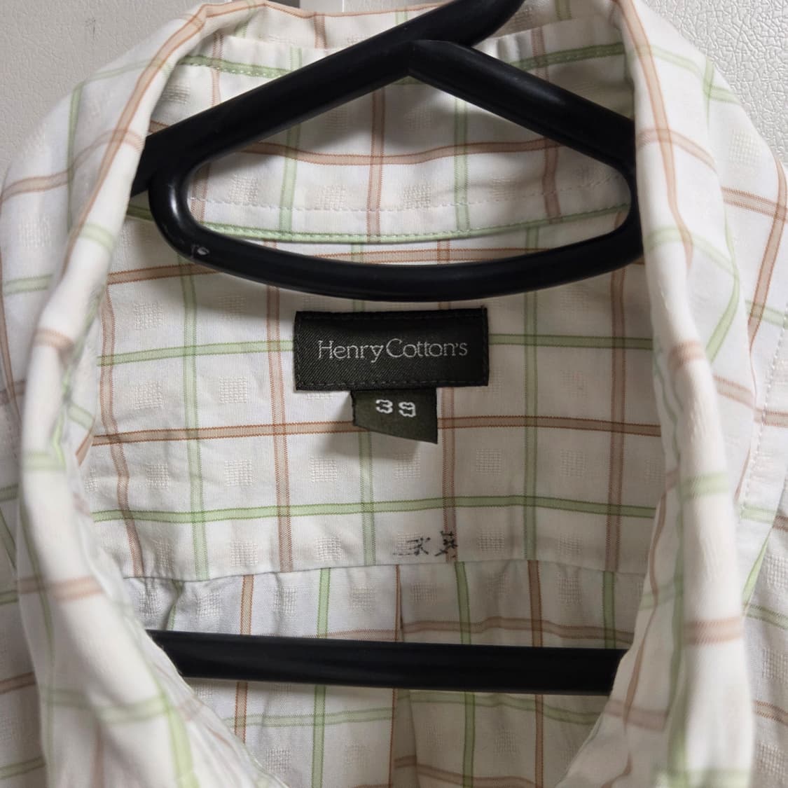 Henry Cotton's 헨리코튼 체크 셔츠 L(100) 상품이미지3