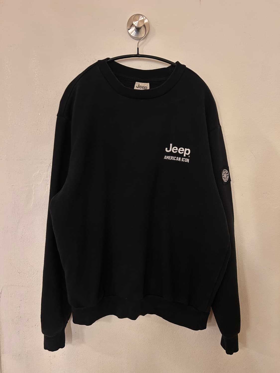 Jeep 블랙 맨투맨 M 실측 (105) 상품이미지1