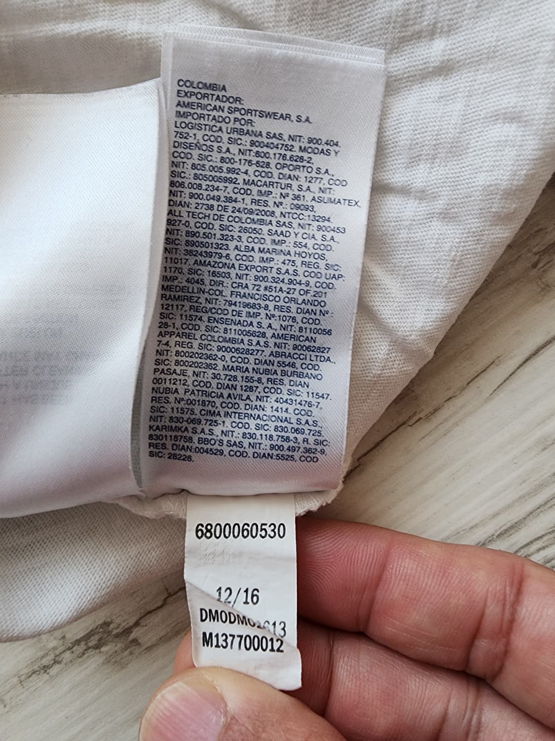 타미힐 피거 성조기 반팔 티셔츠 화이트 팜. XL(100~103)사이즈 상품이미지7