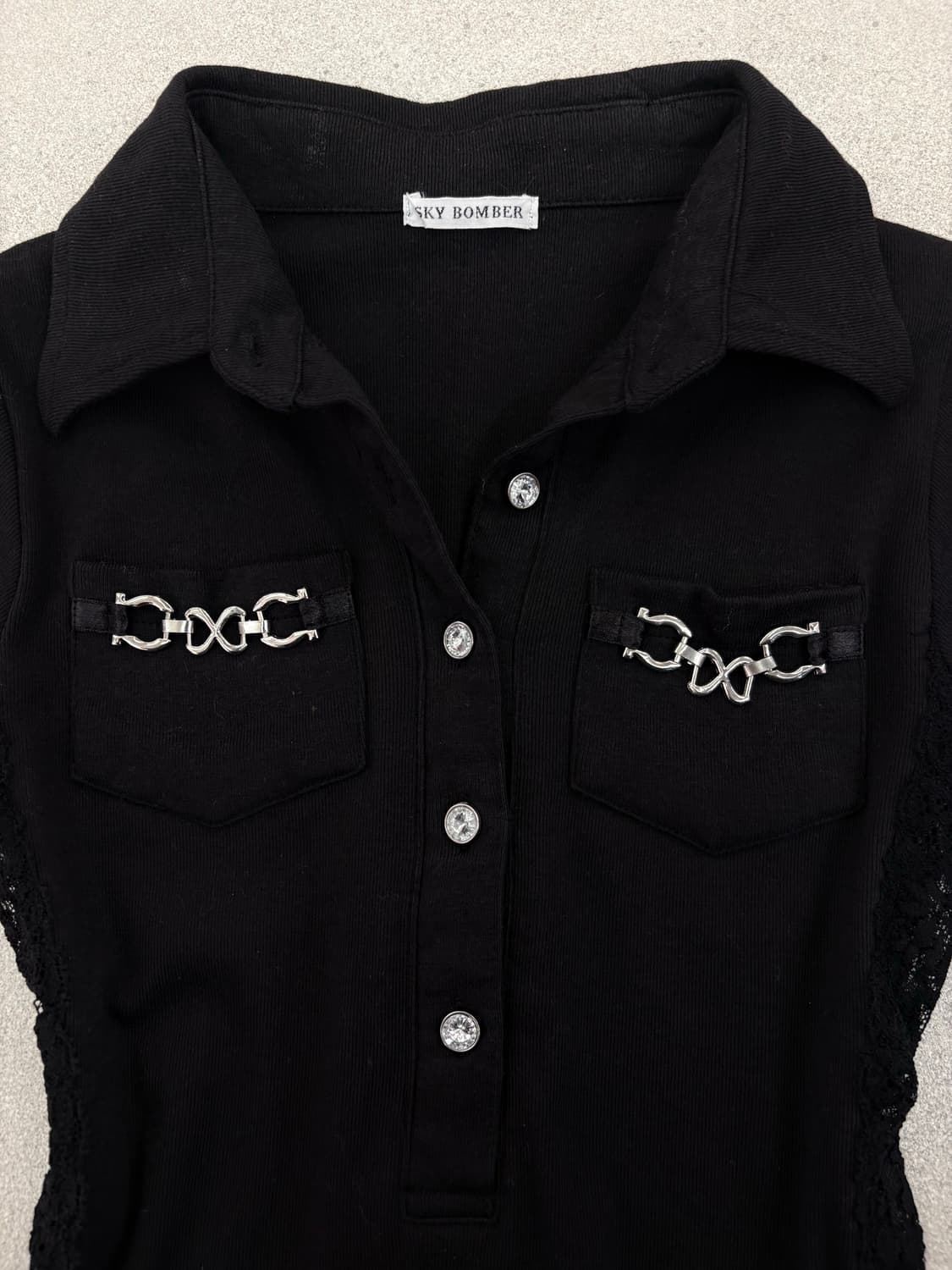 사이드 레이스 버클링 카라반팔 상품이미지3