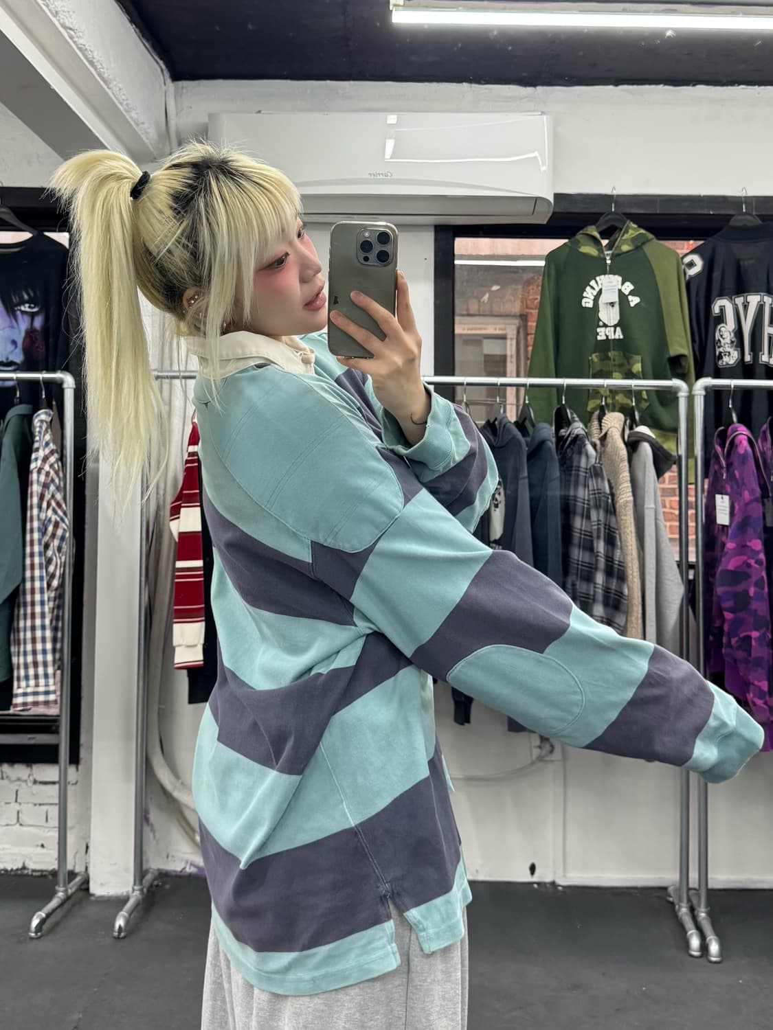 폴로 랄프로렌 90s 엘보우 패치 롱슬리브 상품이미지1