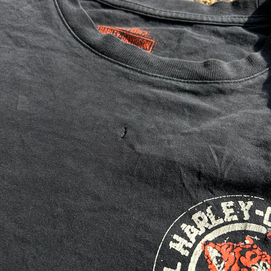 할리데이비슨(Harley-Davidson) 블랙 워싱 반팔티 상품이미지4