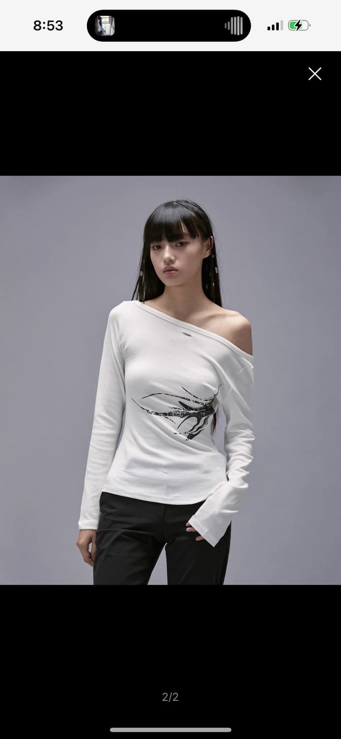 키치앤키스 Ink Trace 2-Way V Neck Tee 상품이미지1