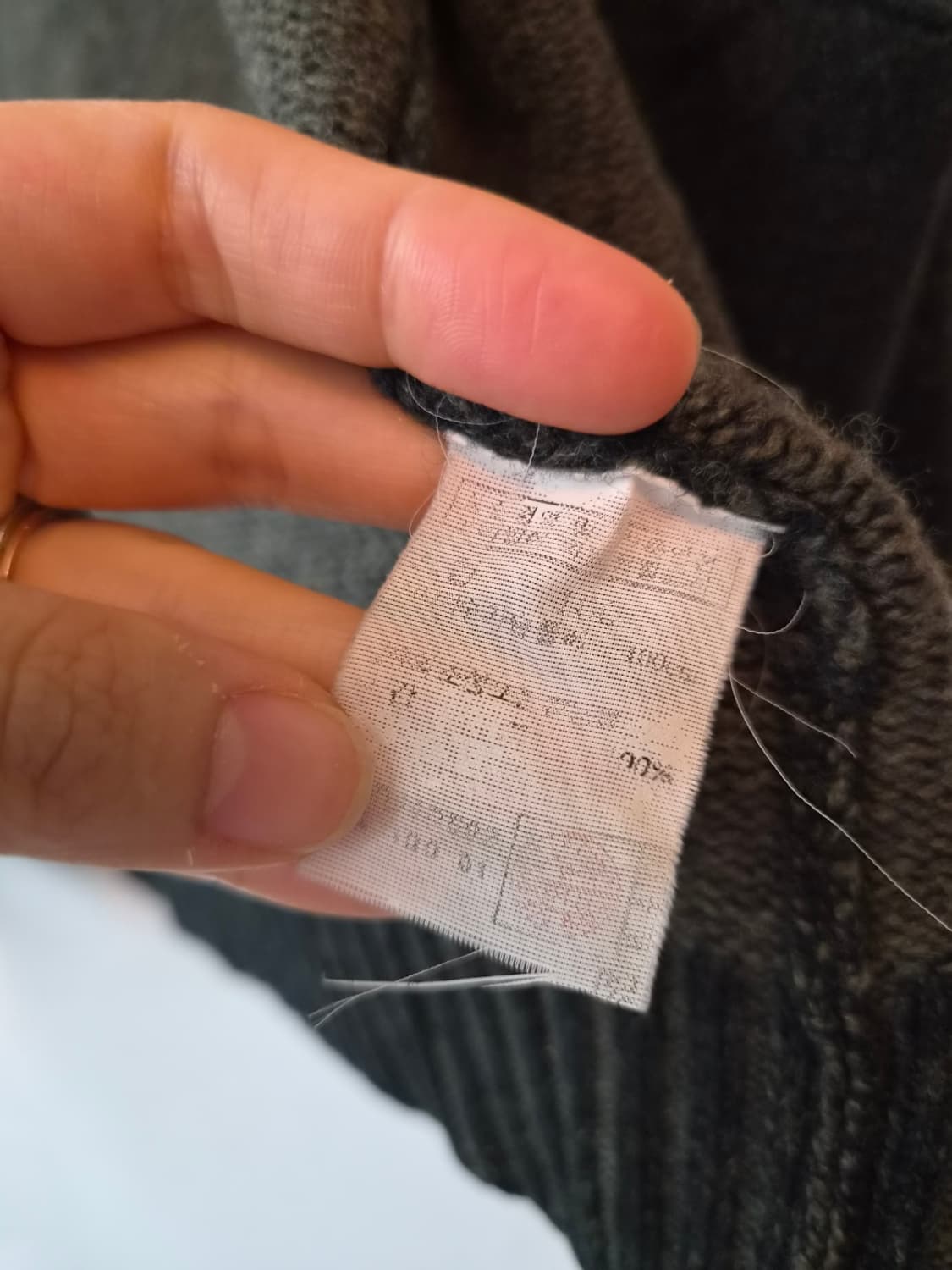 헤지스 남성 울100니트집업가디건 100사이즈 상품이미지7