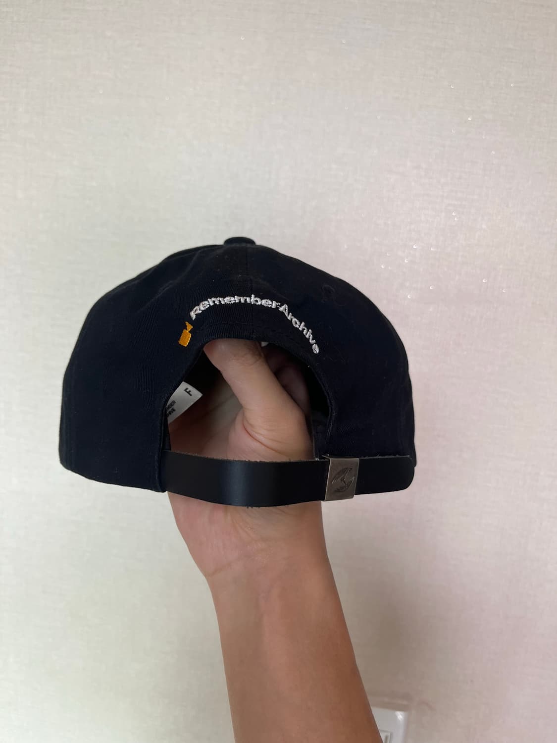 그램아운스파운드 RA Font 5-Panel Cap_Black 상품이미지6