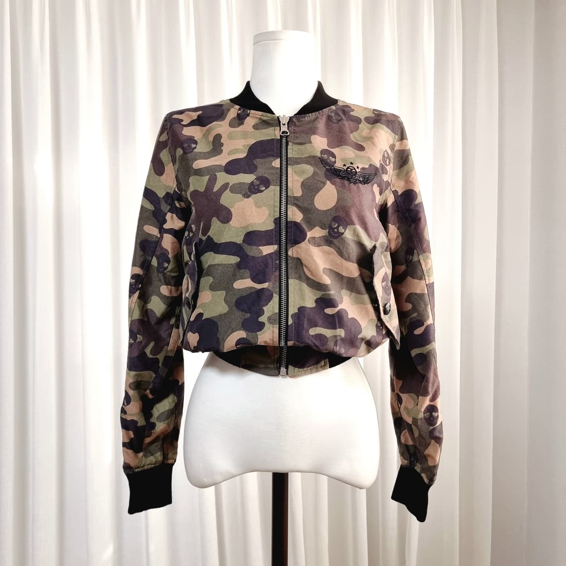 에고이스트 블루종 봄버 점퍼 자켓 (55) 상태양호/드라이완료 상품이미지3