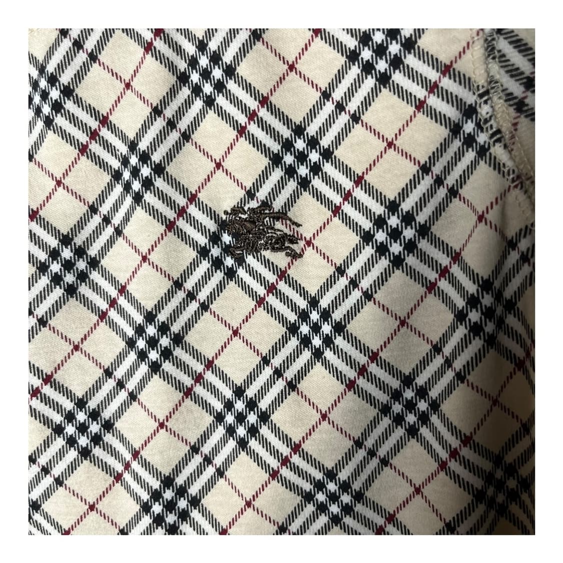 [Burberry] 버버리 블루라벨 아웃스티치 체크 슬리브리스 상품이미지3