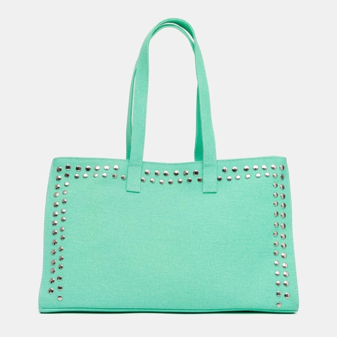 기마구아스 Midi Shopper 스터드 미디 쇼퍼백/민트 상품이미지1