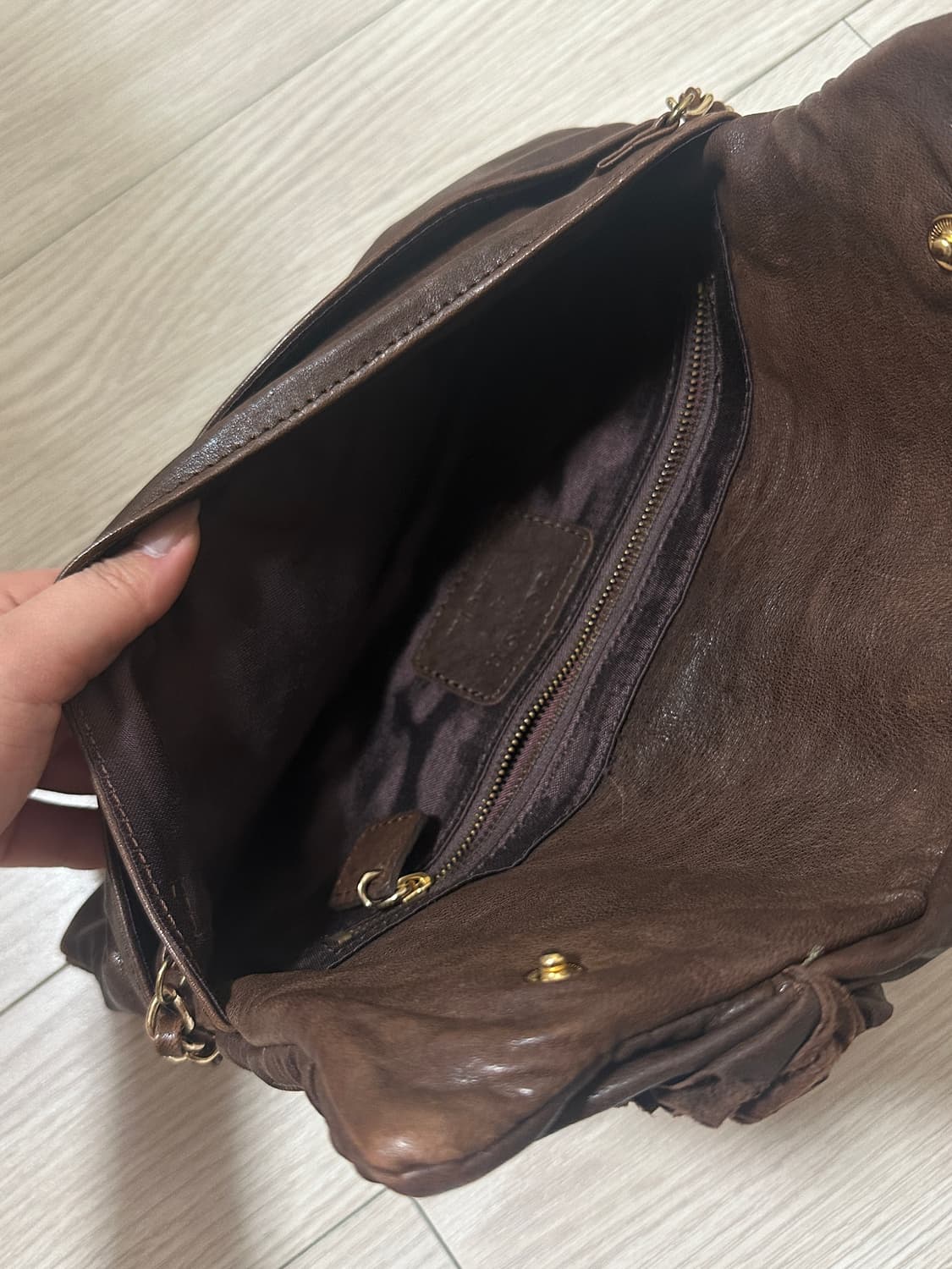 루키즘 빈티지 바게트백 상품이미지3