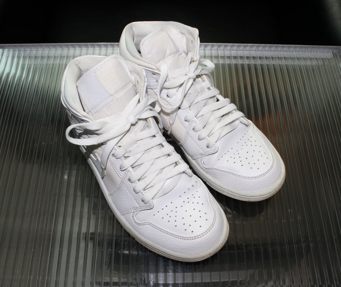 나이키 조던1 미드 트리플화이트 260 상품이미지1