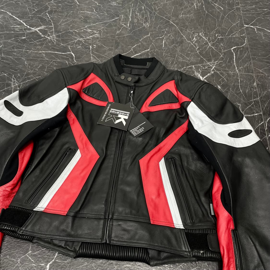 (새상품) 2XL BF 소가죽 레이싱 자켓 상품이미지7
