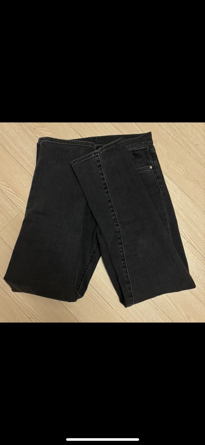 토템 트위스트 심 데님 흑청 24/32 상품이미지2