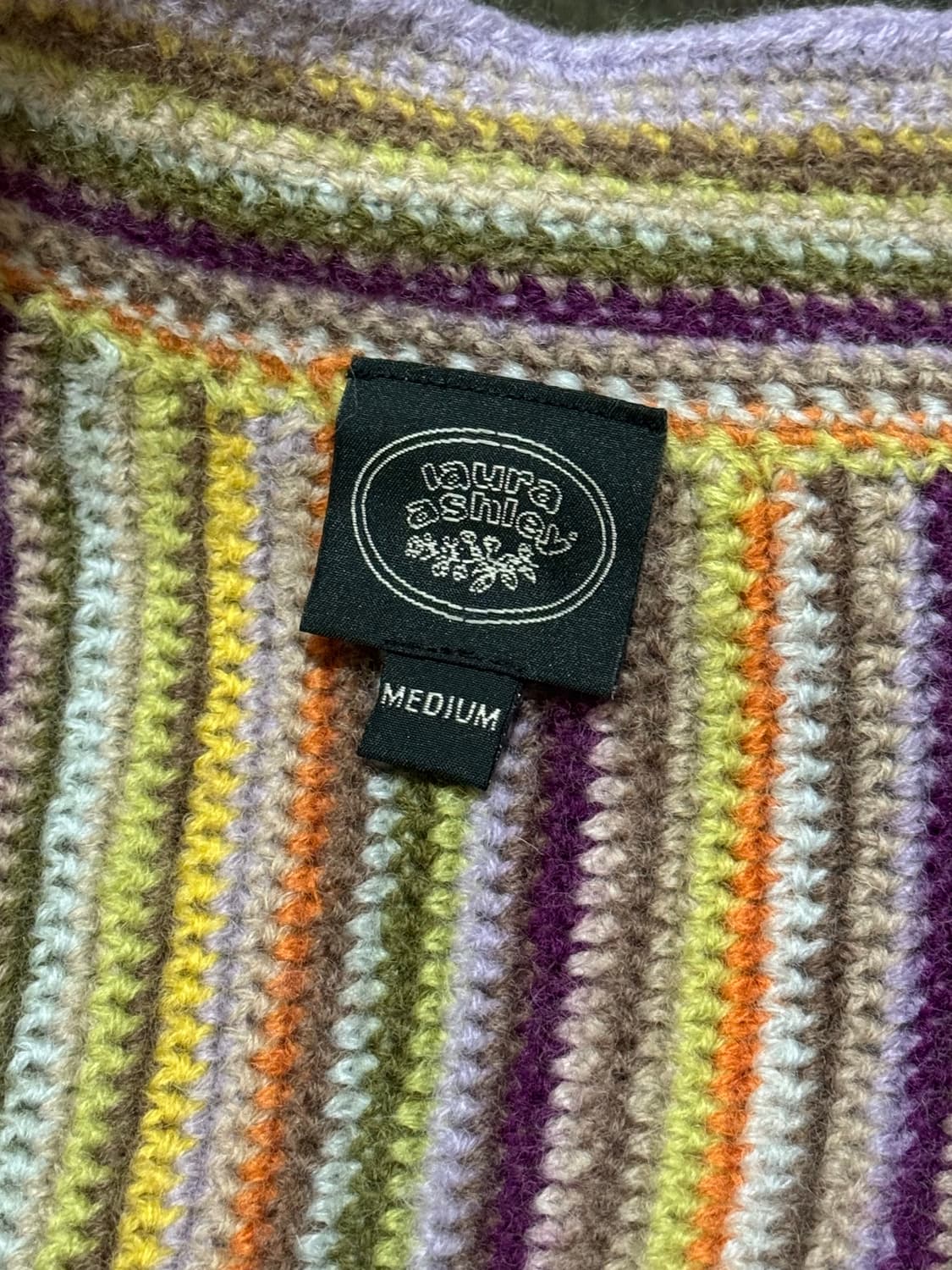 Laura Ashley 로라애슐리 일본빈티지 니트 가디건 M 상품이미지3