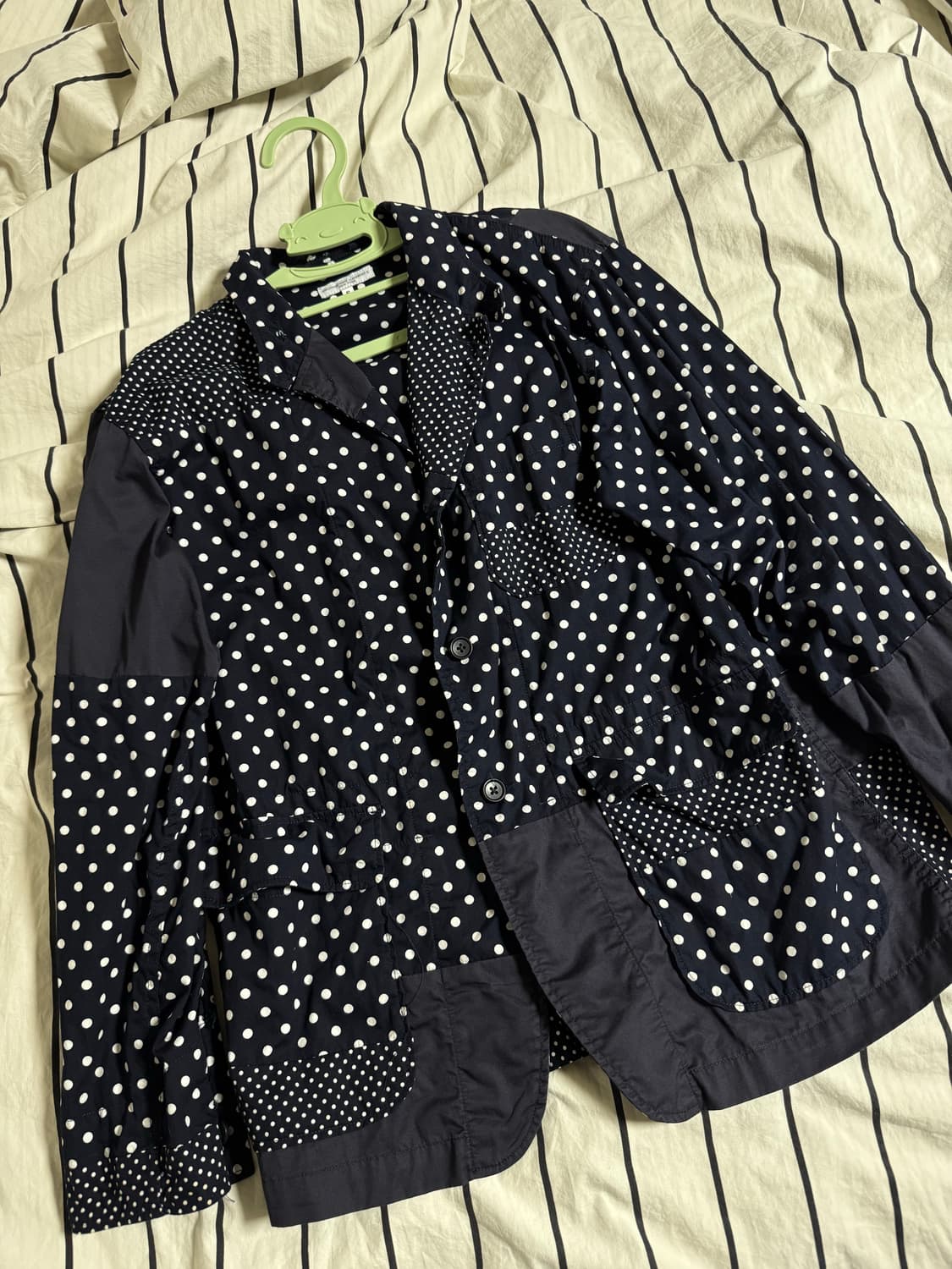 (결제중🙇‍♀️) 엔지니어드가먼츠 폴카도트 로이더재킷 (s) 상품이미지1