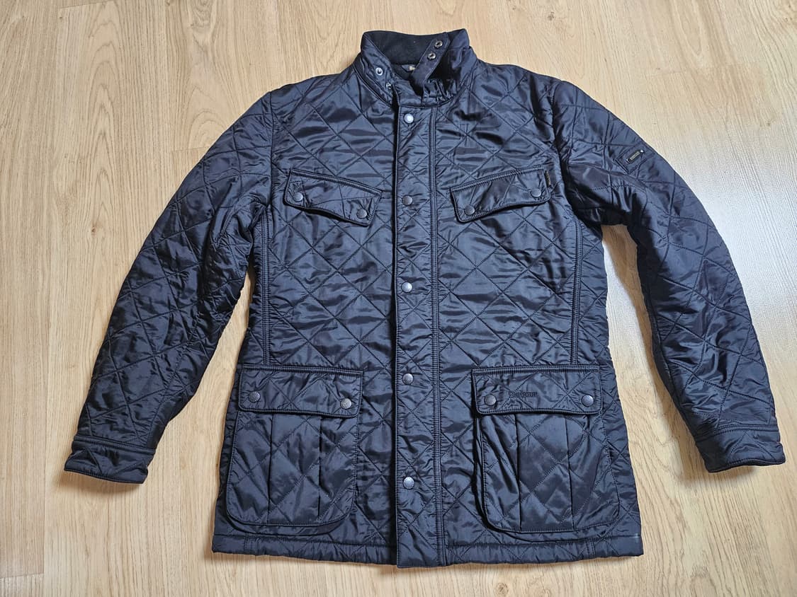 [L사이즈] 바버 아리엘 퀄팅 자켓 블랙 상품이미지1