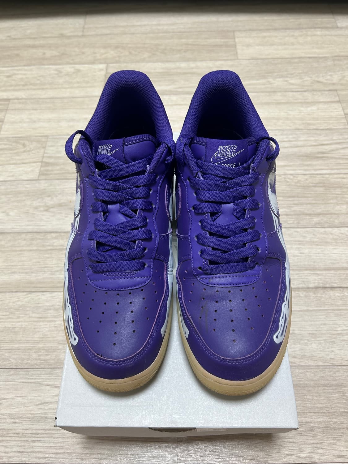 나이키 에어포스 1 로우 '07 퍼플 스켈레톤 상품이미지1