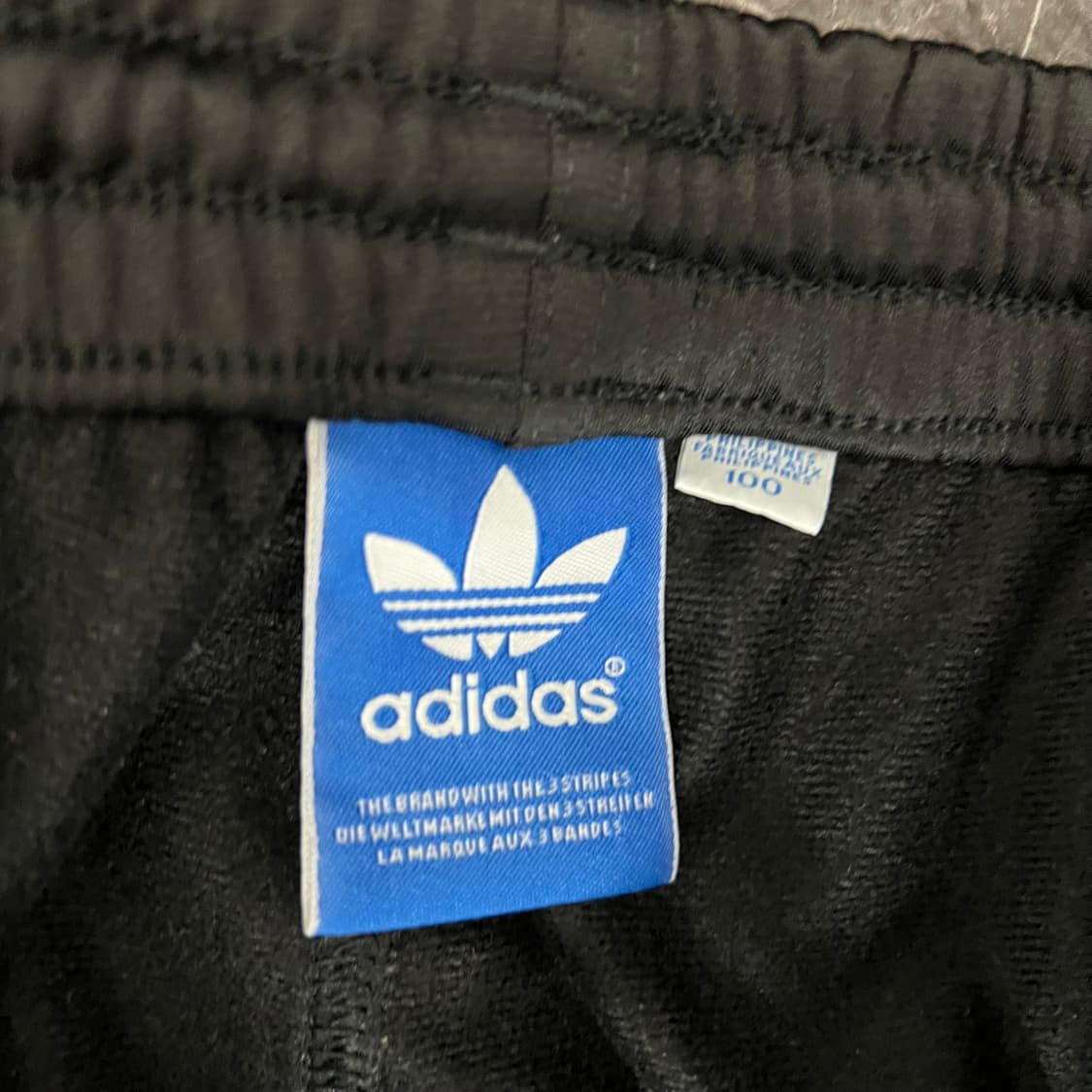 아디다스 블랙 삼선 파이어버드 와이드 트랙팬츠 상품이미지6