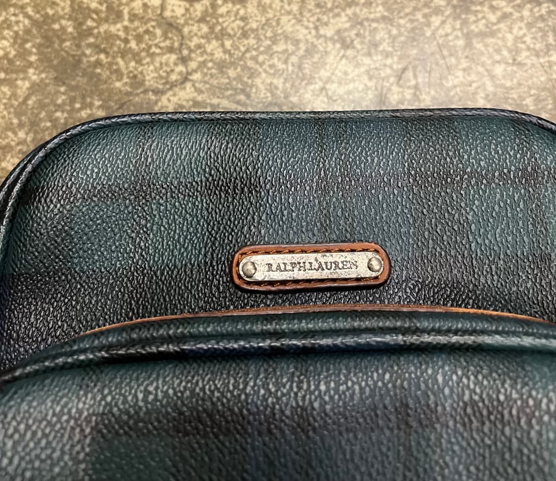 90s 폴로 랄프로렌 타탄체크 크로스백 상품이미지3