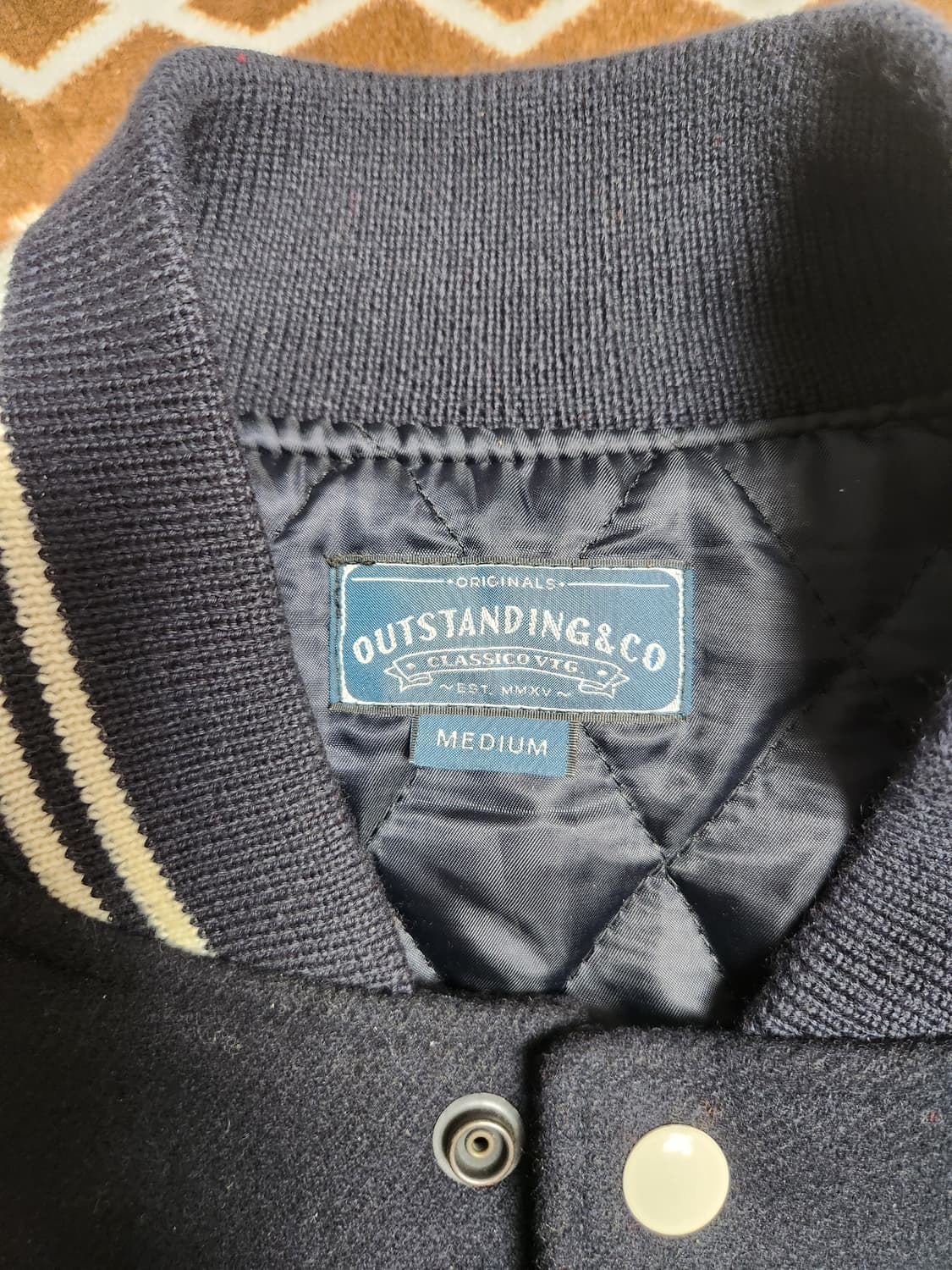 아웃스탠딩 바시티 자켓 M사이즈 상품이미지4