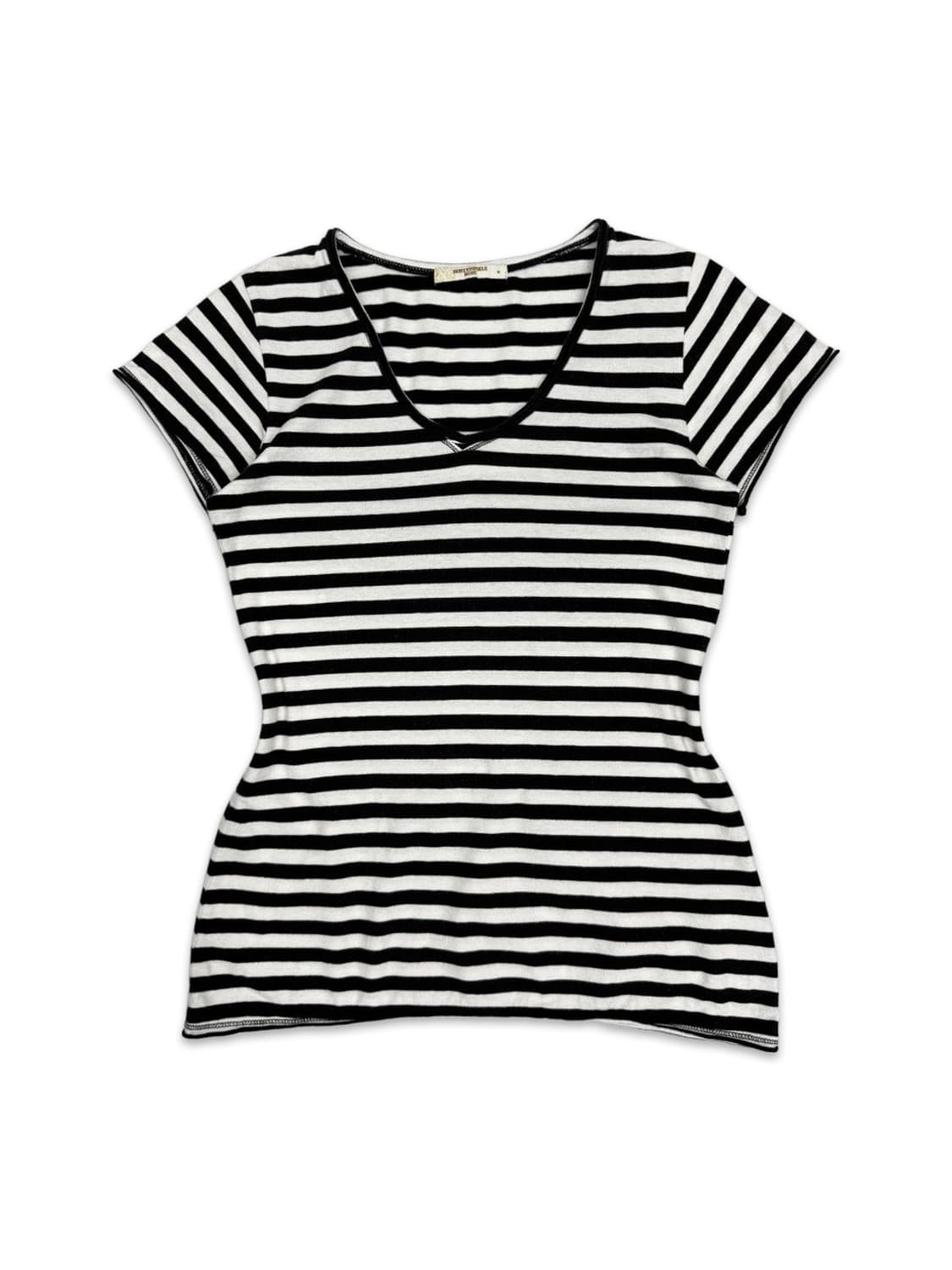 빈티지 Honeysuckle Rose 스트라이프 반팔티 상품이미지1