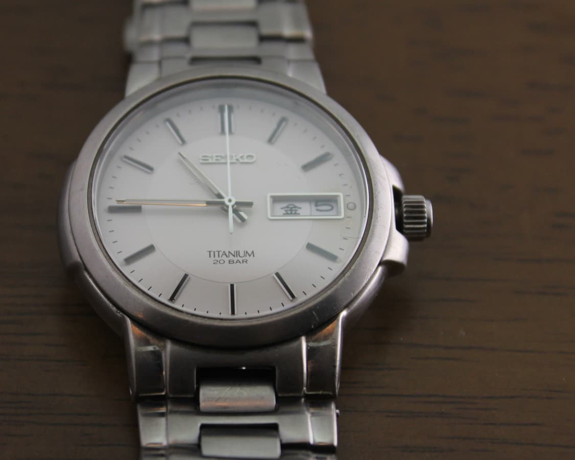 [Seiko] 세이코 티타늄 데이데이트 워치 상품이미지1