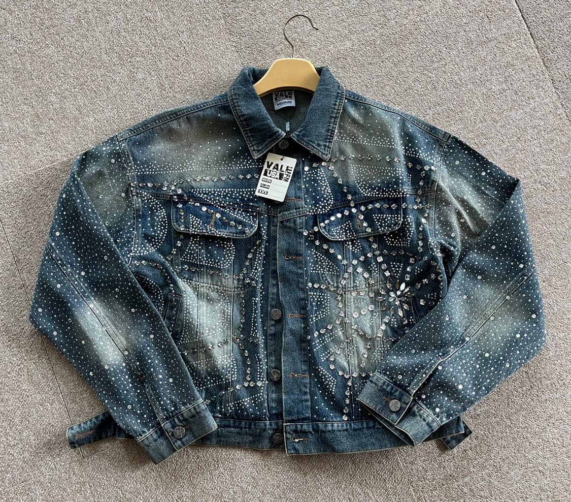 vale lives 데님자켓 M 상품이미지2