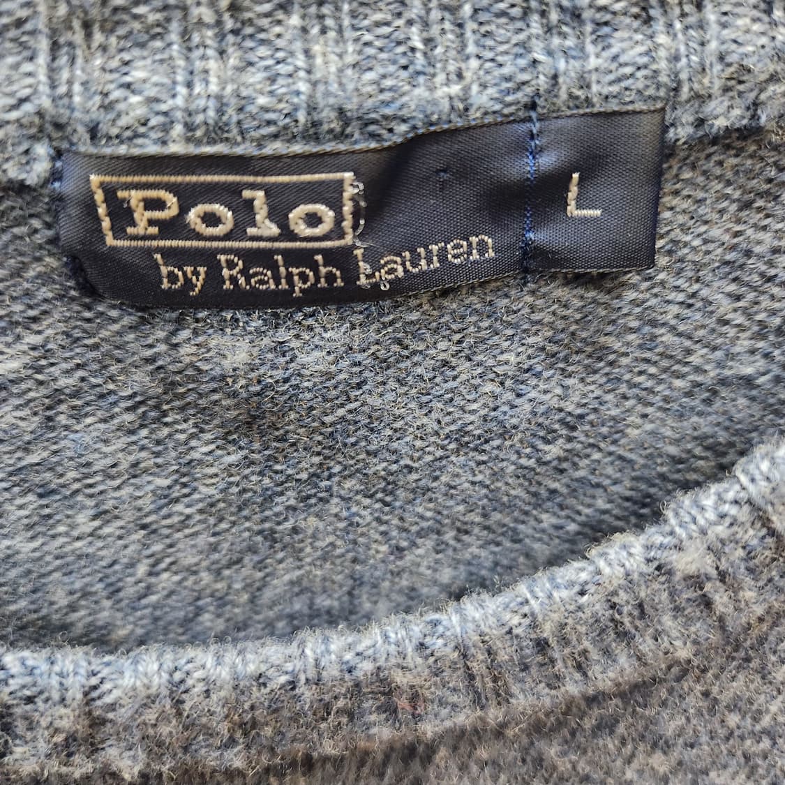 폴로랄프로렌 램스울 로고 니트 L(M) 남여공용 상품이미지4