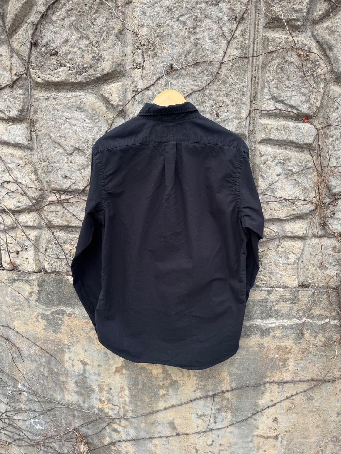 폴로 랄프로렌 빈티지 클래식 핏 면 셔츠 블랙 m 상품이미지2