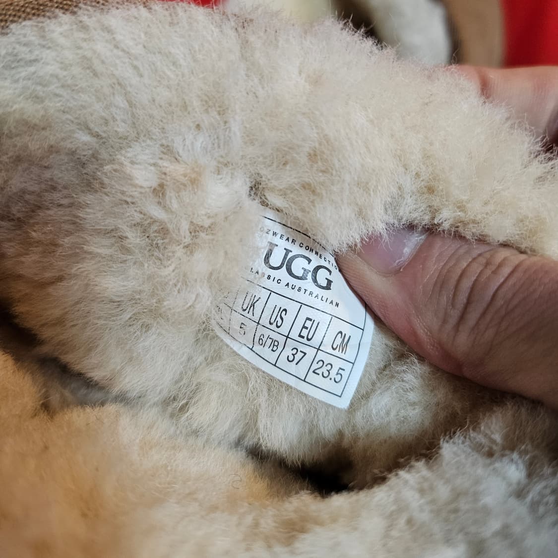 어그(UGG) 클레식 미니 체스트넛 양털 부츠 37size 상품이미지8